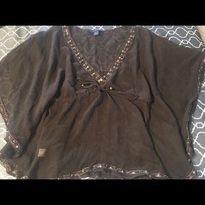 Brown top casual wear